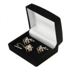 Skull and Crossbones Cufflinks and Tie-Tack Set