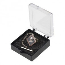 Skull and Crossbones Tie-Tack With Plastic Case