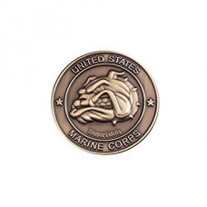 Marine Corps Mascot Coin