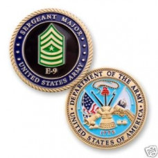 Army Sergeant Major E9 Challenge Coin