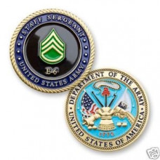 Army Staff Sergeant E6 Challenge Coin