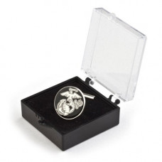 Black EGA Tie-Tack With Plastic Case