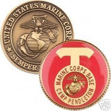 Camp Pendleton Base Challenge Coin