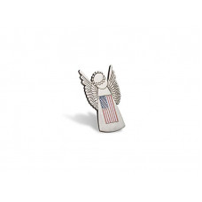 USA Flag Angel Lapel Pin