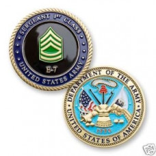 Army Sergeant First Class E7 Challenge Coin