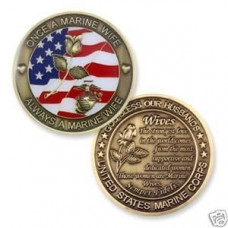 Marine Corps Wife Coin