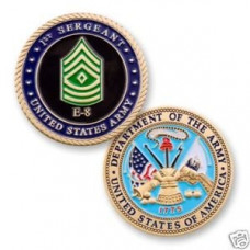 Army First Sergeant E8 Challenge Coin