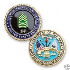 Army Master Sergeant E8 Challenge Coin