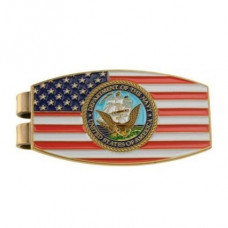 Navy Money Clip