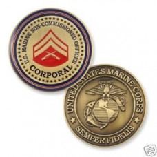 NCO Marine Corporal Coin