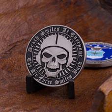 Death Smiles Air Force Challenge Coin