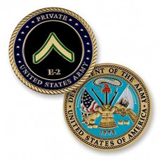 Army Private E2 Challenge Coin