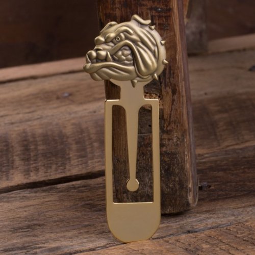 Marine Mascot Bulldog Metal Bookmark Marine Mascot Bulldog Metal Bookmark