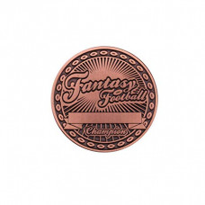 Fantasy Football Challenge Coin - Copper