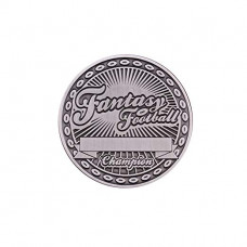 Fantasy Football Challenge Coin - Silver