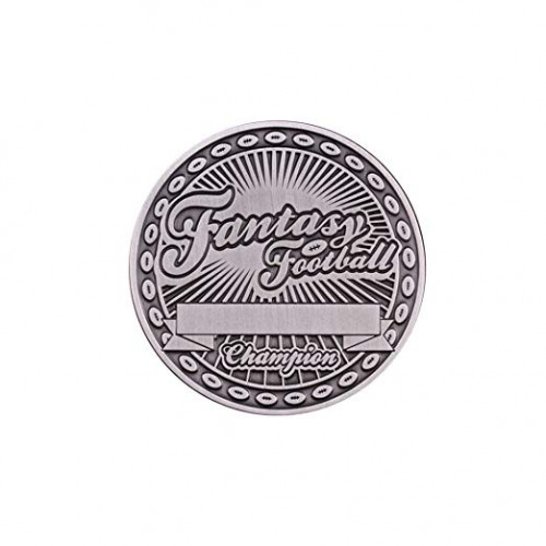 Fantasy Football Challenge Coin - Silver Fantasy Football Challenge Coin - Silver