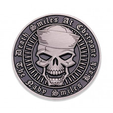 Death Smiles Navy Coin