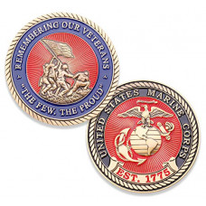 Marine Veteran Coin