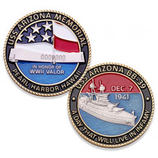 USS Arizona National Memorial Challenge Coin BB-39