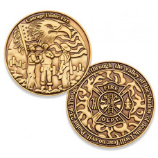 Firefighter's Dedication Challenge Coin