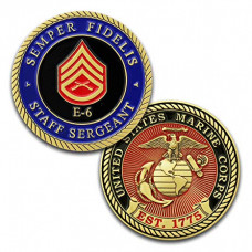 Marine Staff Sergeant E6 Coin