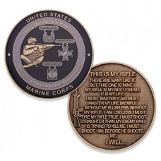 Marine Corps Rifleman Creed Challenge Coin