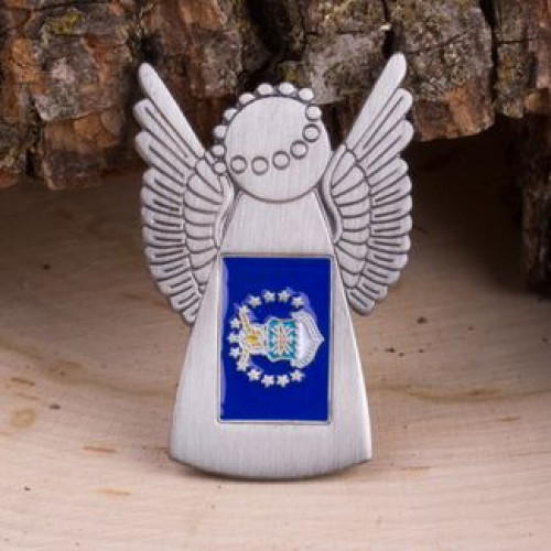 Air Force Flag Angel Lapel Pin Air Force Flag Angel Lapel Pin