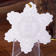 Air Force Christmas Snowflake Ornament