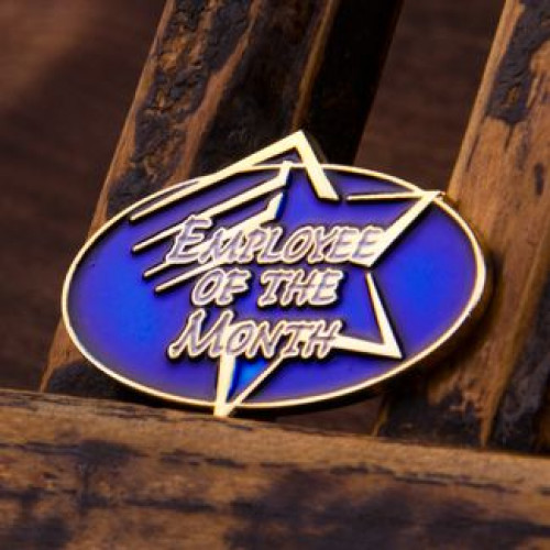 Employee of the Month Achievement Pin Employee of the Month Achievement Pin