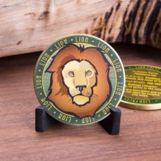 Lion Wildlife Challenge Coin