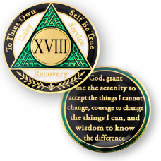 AA Coin - 18 Year - Green White Black