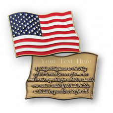 American Waving Flag Coin