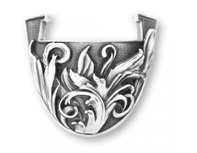 Coin Stand - Flourish - Antique Silver - Large Coin Stand - Flourish - Antique Silver - Large