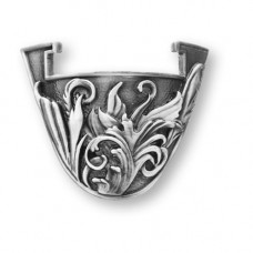 Coin Stand - Flourish - Antique Silver - Medium