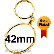 Coin Bezel Ring - 42mm - gold