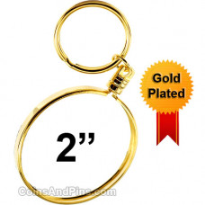 Coin Bezel Ring - 51mm - gold