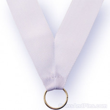 Neck Ribbon - White