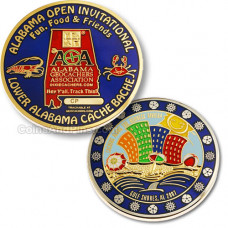 Alabama Open Invitational event coin - 2 tone