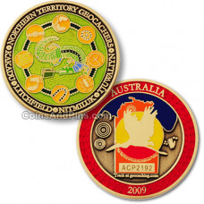 Australia 2009 Northern Territory Geocoin - bronze