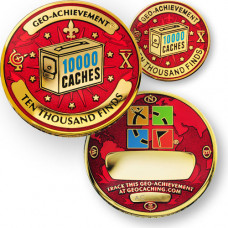 10,000 Finds Geo-Achievement set