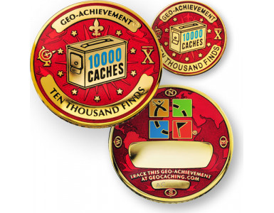 10,000 Finds Geo-Achievement set