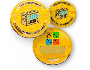 14,000 Finds Geo-Achievement set