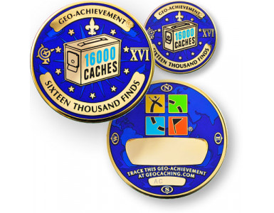 16,000 Finds Geo-Achievement set