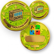 18,000 Finds Geo-Achievement set