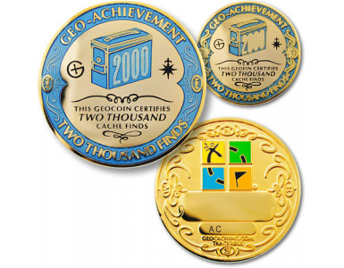 2,000 Finds Geo-Achievement set