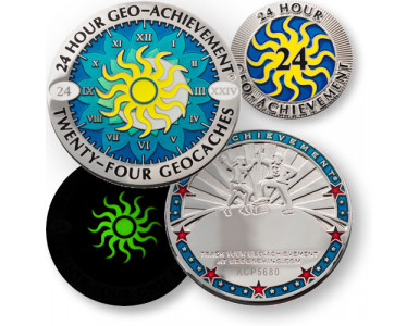 24 Hours 24 Caches Geo-Achievement set