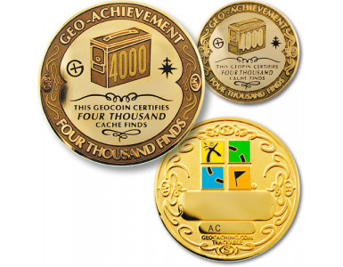 4,000 Finds Geo-Achievement set