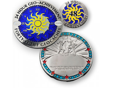 24 Hours 48 Caches Geo-Achievement set