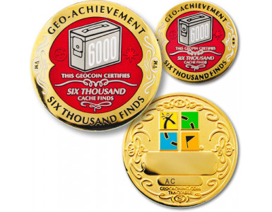 6,000 Finds Geo-Achievement set