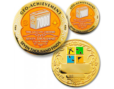 7,000 Finds Geo-Achievement set